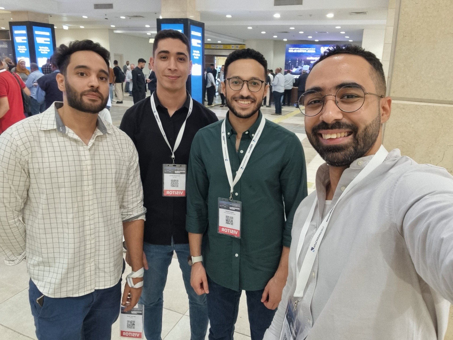 Industry conference — with colleagues